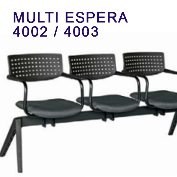 Sillas multiespera serie 4002 y 4003